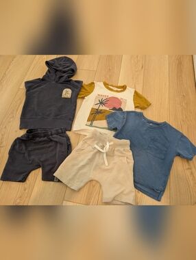 Little Star Organic Toddler Clothing Bundle, Play Condition, 3T